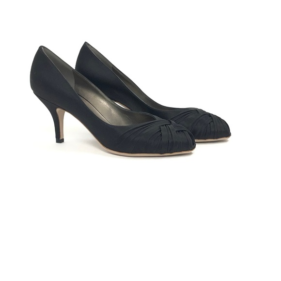 Clearance! Last Call! Authentic Salvatore Ferragamo Gaila Peep Toe Pump Sz 7 - Picture 4 of 7